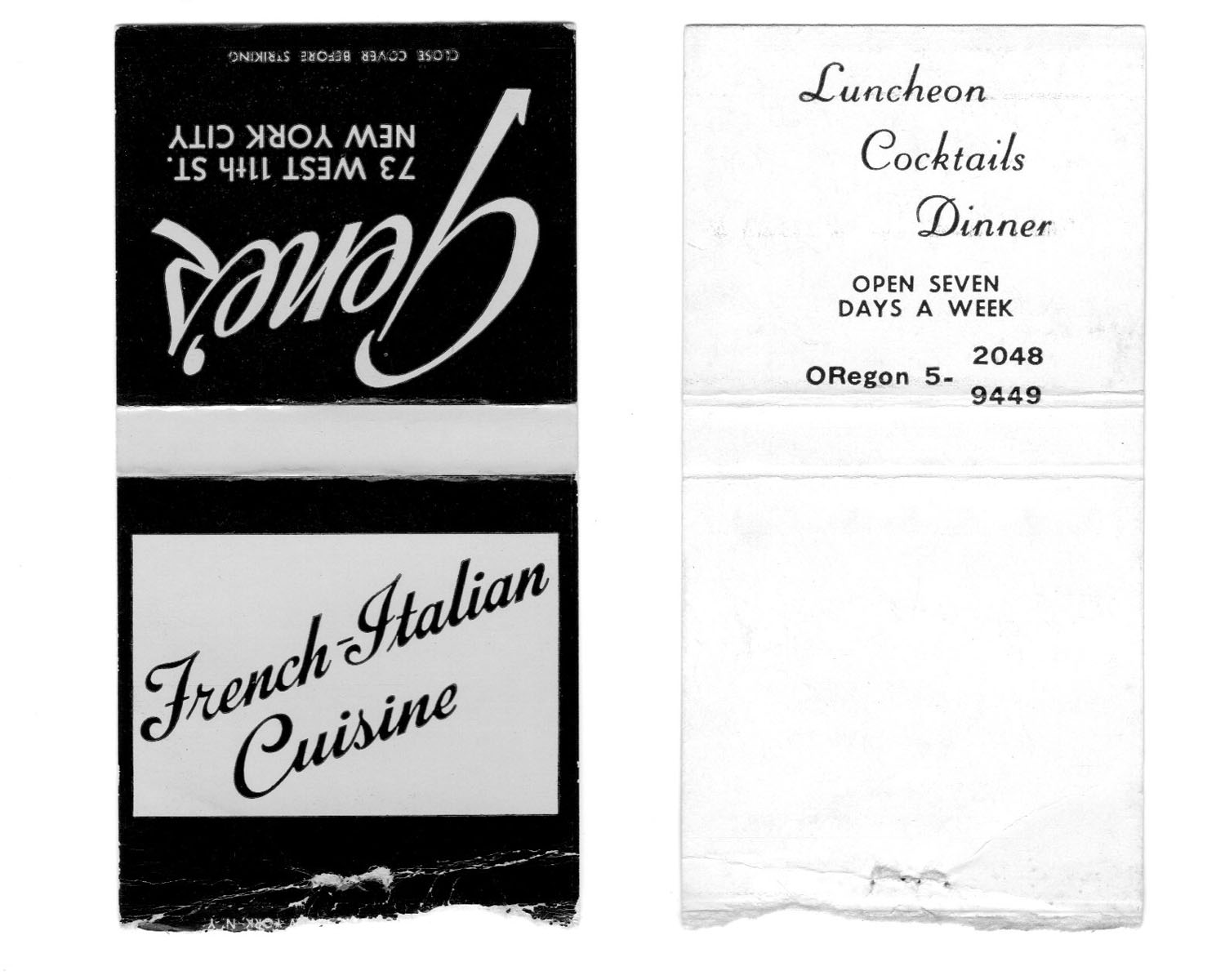 A century-old West Village restaurant that’s kept its old-school phone